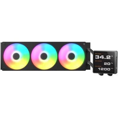Cougar CPU Wasserkühlung Poseidon Vistek Pro 360,ARGB,Schw., Refroidissement liquide CPU, Noir Cougar CPU Wasserkühlung Poseidon Vistek Pro 360,ARGB,Schw., Refroidissement liquide CPU, Noir