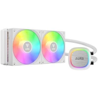 Gamdias Liquid K�hler Aura GL240 V2 WH Wak�, Refroidissement liquide CPU, Blanc Gamdias Liquid K�hler Aura GL240 V2 WH Wak�, Refroidissement liquide CPU, Blanc