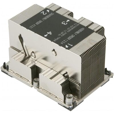 Supermicro Dissipateur Passif 2u Pour Processeur (64 mm), Ventirad processeur, Gris Supermicro Dissipateur Passif 2u Pour Processeur (64 mm), Ventirad processeur, Gris