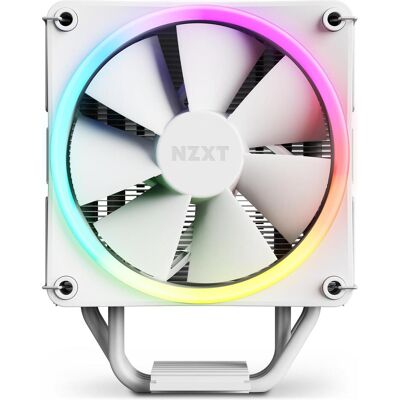 NZXT T120 Aircooler RGB 120mm, blanc (159 mm), Ventirad processeur, Multicolore, Blanc NZXT T120 Aircooler RGB 120mm, blanc (159 mm), Ventirad processeur, Multicolore, Blanc