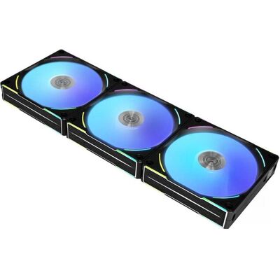 Lian-Li UNI-FAN AL V2 (120 mm, 3x), Ventilateur PC, Noir Lian-Li UNI-FAN AL V2 (120 mm, 3x), Ventilateur PC, Noir