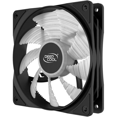Deepcool Case Fans -RF 120 W (120 mm, 1x), Ventilateur PC, Noir, Transparent Deepcool Case Fans -RF 120 W (120 mm, 1x), Ventilateur PC, Noir, Transparent