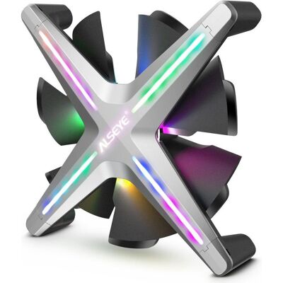 Intertech Alseye Xtreme (120 mm, 3x), Ventilateur PC, Gris Intertech Alseye Xtreme (120 mm, 3x), Ventilateur PC, Gris
