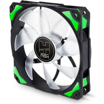 Nox H-Fan LED Boîtier d'ordinateur Ventilateur 12 cm noir (120 mm, 1x), Ventilateur PC, Noir Nox H-Fan LED Boîtier d'ordinateur Ventilateur 12 cm noir (120 mm, 1x), Ventilateur PC, Noir