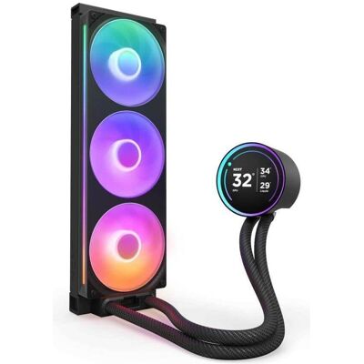 NZXT Kraken Elite 360 V2 RGB, Refroidissement liquide CPU, Noir NZXT Kraken Elite 360 V2 RGB, Refroidissement liquide CPU, Noir