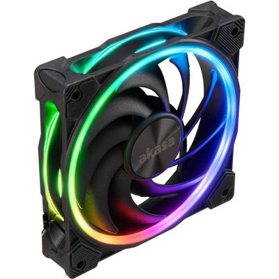 Akasa Ventilateur SOHO AR Addressable-RGB (120 mm, 1x), Ventilateur PC, Noir Akasa Ventilateur SOHO AR Addressable-RGB (120 mm, 1x), Ventilateur PC, Noir