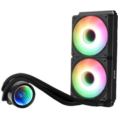 Gelid Solutions Liquid 240 - Coeur de processeur, Refroidissement liquide CPU, Noir Gelid Solutions Liquid 240 - Coeur de processeur, Refroidissement liquide CPU, Noir