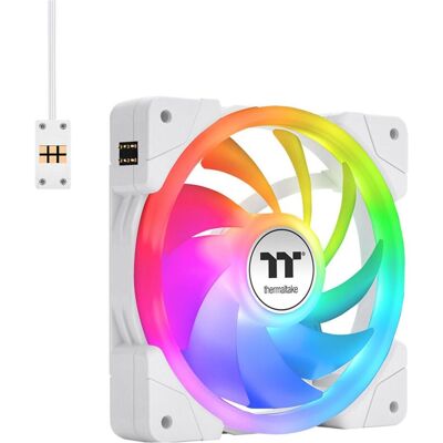 Thermaltake MAGFloe 360 Ultra AiO White, Refroidissement liquide CPU, Multicolore, Blanc Thermaltake MAGFloe 360 Ultra AiO White, Refroidissement liquide CPU, Multicolore, Blanc