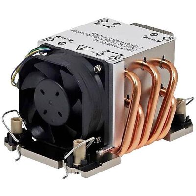 Dynatron S7 Intel 4677 1U Cuivre actif 1100 Ventilateur de refroidissement avec Vapor Chamber Base avec PWM (91 mm), Ventirad processeur, Noir Dynatron S7 Intel 4677 1U Cuivre actif 1100 Ventilateur de refroidissement avec Vapor Chamber Base avec PWM (91 mm), Ventirad processeur, Noir