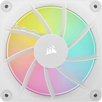 Corsair iCUE LINK LX120 RGB (120 mm, 1x), Ventilateur PC, Blanc Corsair iCUE LINK LX120 RGB (120 mm, 1x), Ventilateur PC, Blanc