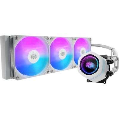 Cooler Master ML Core Nex Digital 360 White ARGB, Refroidissement liquide CPU, Multicolore, Blanc Cooler Master ML Core Nex Digital 360 White ARGB, Refroidissement liquide CPU, Multicolore, Blanc