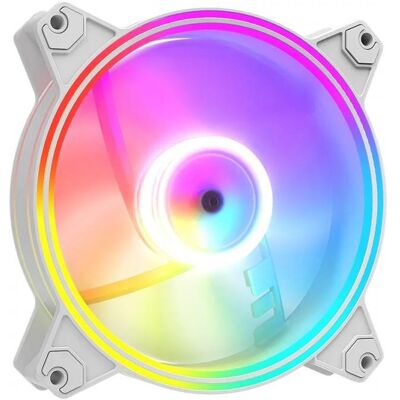 Modecom VOLCANO APEX 120 ARGB Weisser Reverse-Lüfter (120 mm, 1x), Ventilateur PC, Blanc Modecom VOLCANO APEX 120 ARGB Weisser Reverse-Lüfter (120 mm, 1x), Ventilateur PC, Blanc