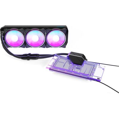 Alphacool Eiswolf 2 AIO - 360mm RTX 3090TI Suprim X avec plaque arrière, Refroidissement à eau pour GPU Alphacool Eiswolf 2 AIO - 360mm RTX 3090TI Suprim X avec plaque arrière, Refroidissement à eau pour GPU
