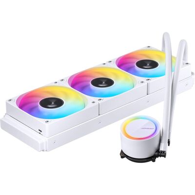 Jonsbo TG-360 AiO Wasserkühlung, ARGB - 360mm, weiss, Refroidissement liquide CPU, Blanc Jonsbo TG-360 AiO Wasserkühlung, ARGB - 360mm, weiss, Refroidissement liquide CPU, Blanc