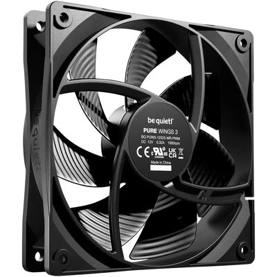 be quiet! Pure Wings 3 (120 mm, 1x), Ventilateur PC, Noir be quiet! Pure Wings 3 (120 mm, 1x), Ventilateur PC, Noir
