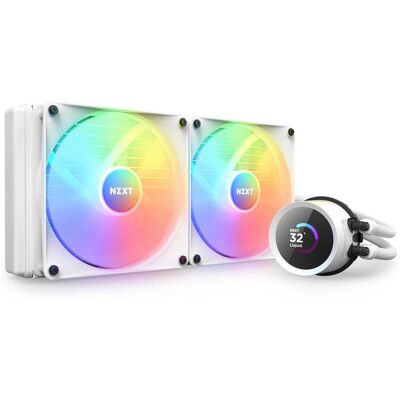 NZXT Kraken 280 RGB, Refroidissement liquide CPU, Blanc NZXT Kraken 280 RGB, Refroidissement liquide CPU, Blanc
