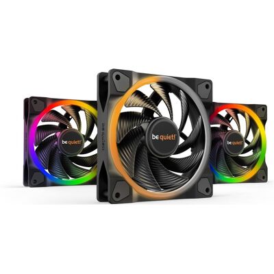 be quiet! Light Wings High Speed (120 mm, 3x), Ventilateur PC, Noir be quiet! Light Wings High Speed (120 mm, 3x), Ventilateur PC, Noir