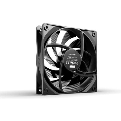 be quiet! Pure Wings 3 (120 mm, 3x), Ventilateur PC, Noir be quiet! Pure Wings 3 (120 mm, 3x), Ventilateur PC, Noir