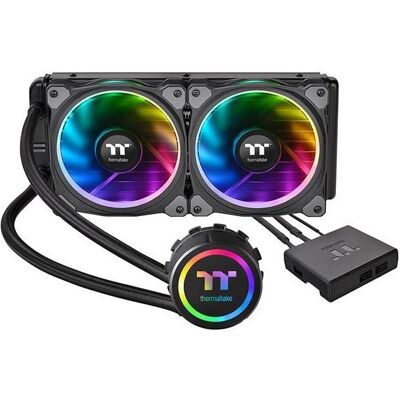 Thermaltake Floe Riing RGB 240 Premium, Refroidissement liquide CPU, Noir Thermaltake Floe Riing RGB 240 Premium, Refroidissement liquide CPU, Noir