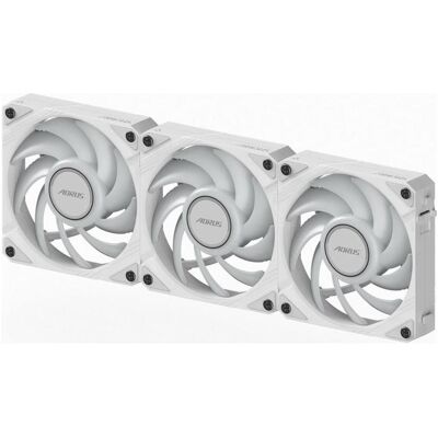 Gigabyte Aorus Ez Chain Fan 120 Ice (120 mm, 1x), Ventilateur PC, Blanc Gigabyte Aorus Ez Chain Fan 120 Ice (120 mm, 1x), Ventilateur PC, Blanc