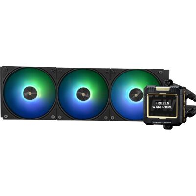 Thermalright Frozen Warframe 360 Black ARGB - AIO, 360mm, LCD, Refroidissement liquide CPU, Noir Thermalright Frozen Warframe 360 Black ARGB - AIO, 360mm, LCD, Refroidissement liquide CPU, Noir