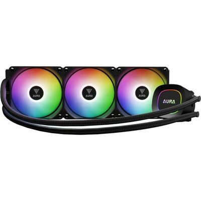 Gamdias Liquid KA hler Aura GL360 Lite WakA retail, Refroidissement liquide CPU, Noir Gamdias Liquid KA hler Aura GL360 Lite WakA retail, Refroidissement liquide CPU, Noir