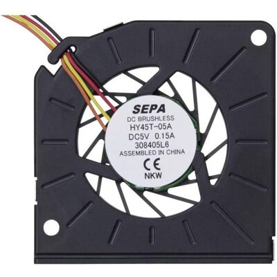 SEPA Ventilateur miniature HYT0 (45 mm, 1x), Ventilateur PC, Noir SEPA Ventilateur miniature HYT0 (45 mm, 1x), Ventilateur PC, Noir