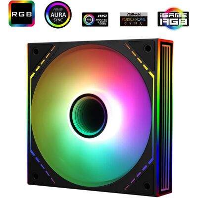 Thermalright TL-M12-S (120 mm, 1x), Ventilateur PC, Noir Thermalright TL-M12-S (120 mm, 1x), Ventilateur PC, Noir