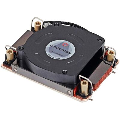 Dynatron N12 Intel CPU Cooler 1U LGA4189-4-5 P4-P5 ou P+ Radiateur cuivre avec Vapour Chamber actif avec PW (26.30 mm), Ventirad processeur, Noir Dynatron N12 Intel CPU Cooler 1U LGA4189-4-5 P4-P5 ou P+ Radiateur cuivre avec Vapour Chamber actif avec PW (26.30 mm), Ventirad processeur, Noir