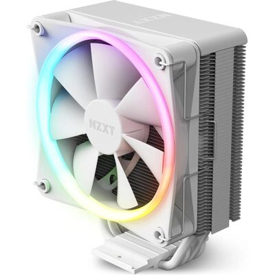 NZXT T120 Aircooler RGB 120mm, blanc (159 mm), Ventirad processeur, Multicolore, Blanc NZXT T120 Aircooler RGB 120mm, blanc (159 mm), Ventirad processeur, Multicolore, Blanc