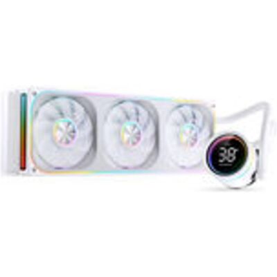 Jonsbo TH-360 AiO Wasserkühlung, ARGB, Display - 360mm, weiss, Refroidissement liquide CPU, Blanc Jonsbo TH-360 AiO Wasserkühlung, ARGB, Display - 360mm, weiss, Refroidissement liquide CPU, Blanc