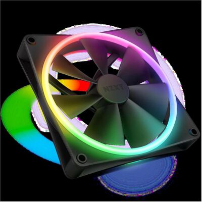 NZXT F120 (120 mm, 1x), Ventilateur PC, Noir NZXT F120 (120 mm, 1x), Ventilateur PC, Noir