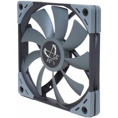 Scythe Ventilateur pour PC Kaze Flex 120 Slim 1800 (120 mm, 1x), Ventilateur PC, Noir, Gris Scythe Ventilateur pour PC Kaze Flex 120 Slim 1800 (120 mm, 1x), Ventilateur PC, Noir, Gris