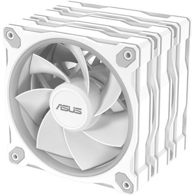 Asus Prime MR120 ARGB Reverse Fan (120 mm, 3x), Ventilateur PC, Blanc, Multicolore Asus Prime MR120 ARGB Reverse Fan (120 mm, 3x), Ventilateur PC, Blanc, Multicolore