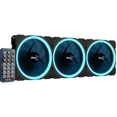 Aerocool Ventilateur de boîtier Orbit RC (120 mm, 1x), Ventilateur PC, Noir Aerocool Ventilateur de boîtier Orbit RC (120 mm, 1x), Ventilateur PC, Noir