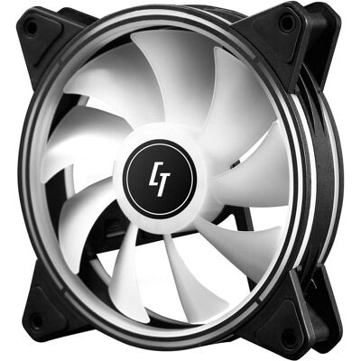 Chieftec Ventilateur PC NF-1225RGB (120 mm, 1x), Ventilateur PC, Noir Chieftec Ventilateur PC NF-1225RGB (120 mm, 1x), Ventilateur PC, Noir