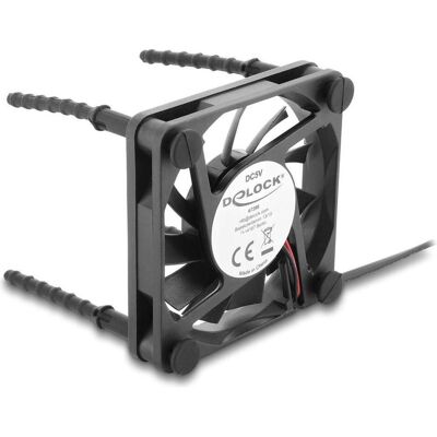 Delock Fixations antivibratoires en silicone pour ventilateurs, lot de 50 pièces, Ventilateur PC : accessoires, Noir Delock Fixations antivibratoires en silicone pour ventilateurs, lot de 50 pièces, Ventilateur PC : accessoires, Noir