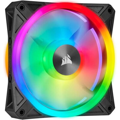 Corsair QL140 case fan Ventilateur LED RGB Pro, Dual Pa (140 mm, 2x), Ventilateur PC, Multicolore Corsair QL140 case fan Ventilateur LED RGB Pro, Dual Pa (140 mm, 2x), Ventilateur PC, Multicolore