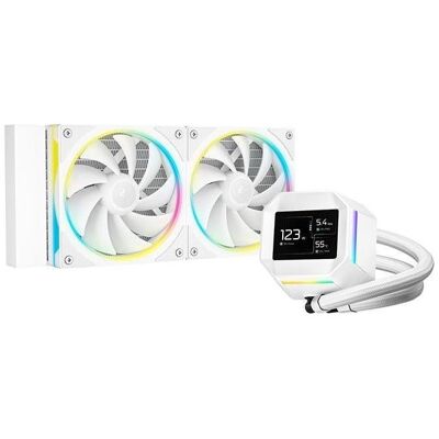 Deepcool "K Cooler Wasserkühlung LM240 White", Refroidissement liquide CPU, Blanc Deepcool "K Cooler Wasserkühlung LM240 White", Refroidissement liquide CPU, Blanc