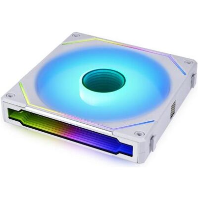 Lian-Li UNI FAN SL-INF 120 ARGB PWM, pack de 3 avec contrôleur (120 mm, 3x), Ventilateur PC, Blanc Lian-Li UNI FAN SL-INF 120 ARGB PWM, pack de 3 avec contrôleur (120 mm, 3x), Ventilateur PC, Blanc