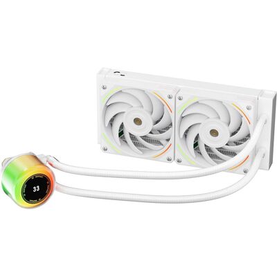 1stplayer Kit Watercooling AIO CC RGB - 240mm (Blanc), Refroidissement liquide CPU, Blanc 1stplayer Kit Watercooling AIO CC RGB - 240mm (Blanc), Refroidissement liquide CPU, Blanc