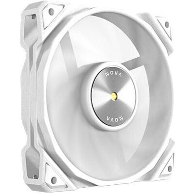 Antec Nova 120 PWM Wit (120 mm, 1x), Ventilateur PC, Blanc Antec Nova 120 PWM Wit (120 mm, 1x), Ventilateur PC, Blanc