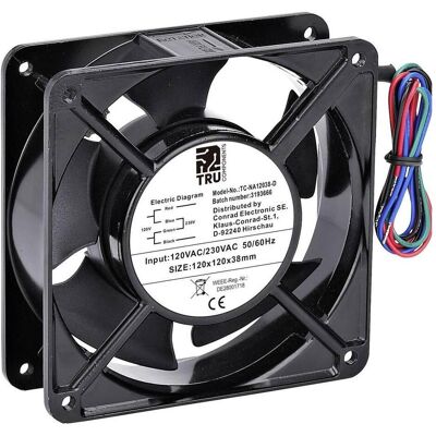 Tru Components TC-NA12038-D Ventilateur axial - Refroidissement PC 120mm Tru Components TC-NA12038-D Ventilateur axial - Refroidissement PC 120mm