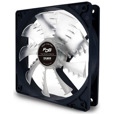 Zalman ZM-F3 FDB(SF) 120mm, FDB Bearing, 1200RPM (120 mm, 1x), Ventilateur PC, Noir, Transparent Zalman ZM-F3 FDB(SF) 120mm, FDB Bearing, 1200RPM (120 mm, 1x), Ventilateur PC, Noir, Transparent