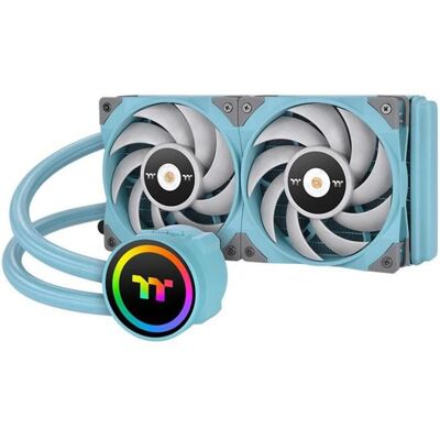 Thermaltake tt toughliquid 240 argb sync turquoise refroidissement par eau, Refroidissement liquide CPU, Turquoise Thermaltake tt toughliquid 240 argb sync turquoise refroidissement par eau, Refroidissement liquide CPU, Turquoise