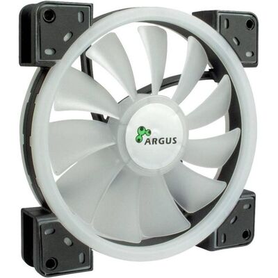 Intertech Inter-Tech Ventilateur 140*140*25 ARGUS RS-141 RGB,26 RGB-LEDs retail (140 mm, 1x), Ventilateur PC, Noir Intertech Inter-Tech Ventilateur 140*140*25 ARGUS RS-141 RGB,26 RGB-LEDs retail (140 mm, 1x), Ventilateur PC, Noir