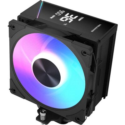 Modecom Chłodzenie Cpu Volcano 0c T102 LCD Argb Black (153 mm), Ventirad processeur, Noir Modecom Chłodzenie Cpu Volcano 0c T102 LCD Argb Black (153 mm), Ventirad processeur, Noir