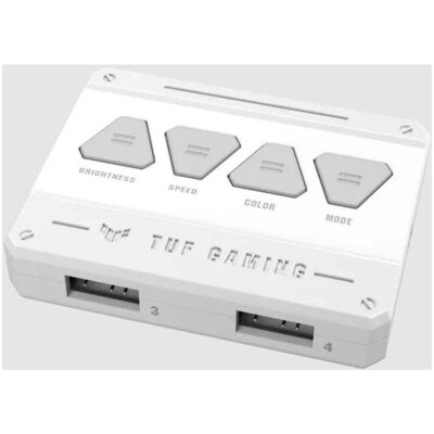 Asus TUF Gaming TF120 ARGB Pack de 3 pièces (120 mm, 3x), Ventilateur PC, Blanc Asus TUF Gaming TF120 ARGB Pack de 3 pièces (120 mm, 3x), Ventilateur PC, Blanc