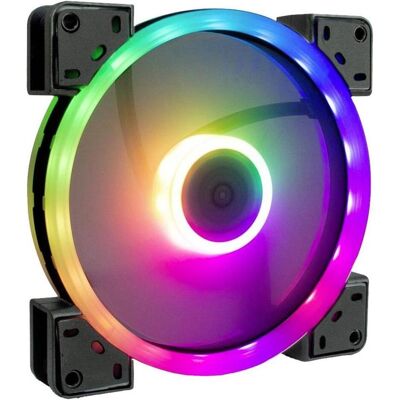Intertech Inter-Tech Argus RGB-Fan Set RS-14 Boîtier d'ordinateur Ventilateur 14 cm noir (140 mm, 3x), Ventilateur PC, Noir Intertech Inter-Tech Argus RGB-Fan Set RS-14 Boîtier d'ordinateur Ventilateur 14 cm noir (140 mm, 3x), Ventilateur PC, Noir