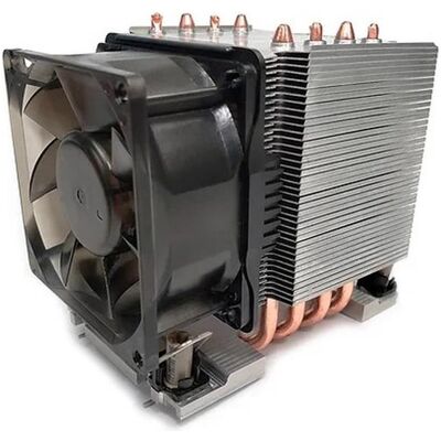 Dynatron S6 Intel 4677 Disque thermique actif en aluminium 3U avec ailettes de refroidissement et caloducs (91 mm), Ventirad processeur, Noir, Argent Dynatron S6 Intel 4677 Disque thermique actif en aluminium 3U avec ailettes de refroidissement et caloducs (91 mm), Ventirad processeur, Noir, Argent